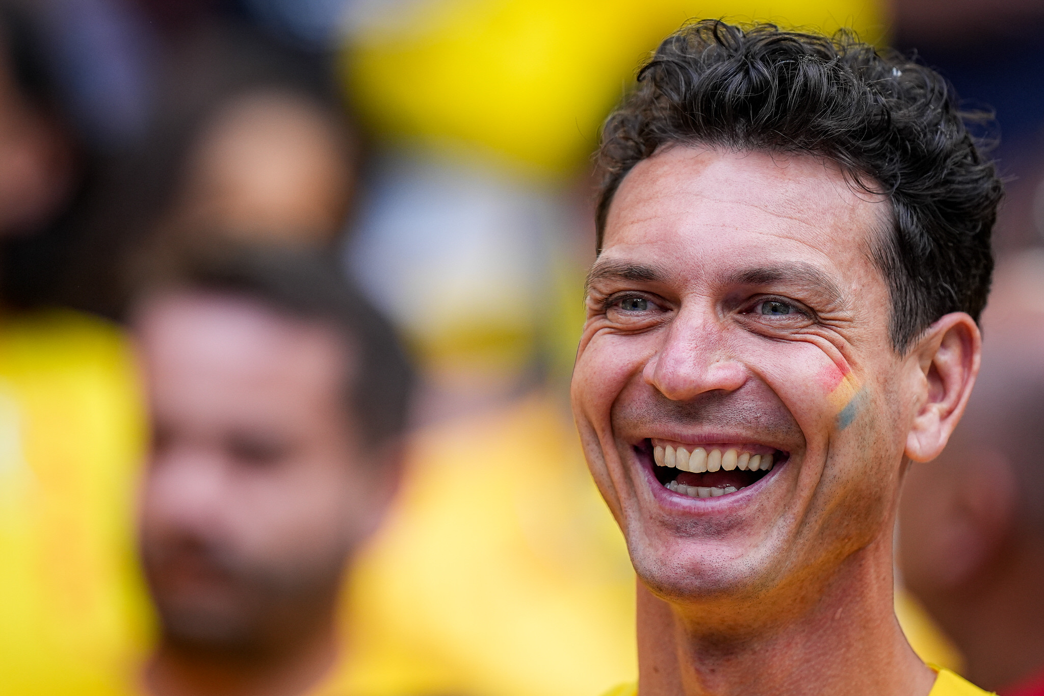 Suporteri ai nationalei Romaniei, Romania - Tarile de Jos 0-3, optimile EURO 2024 // © Marius Tudor