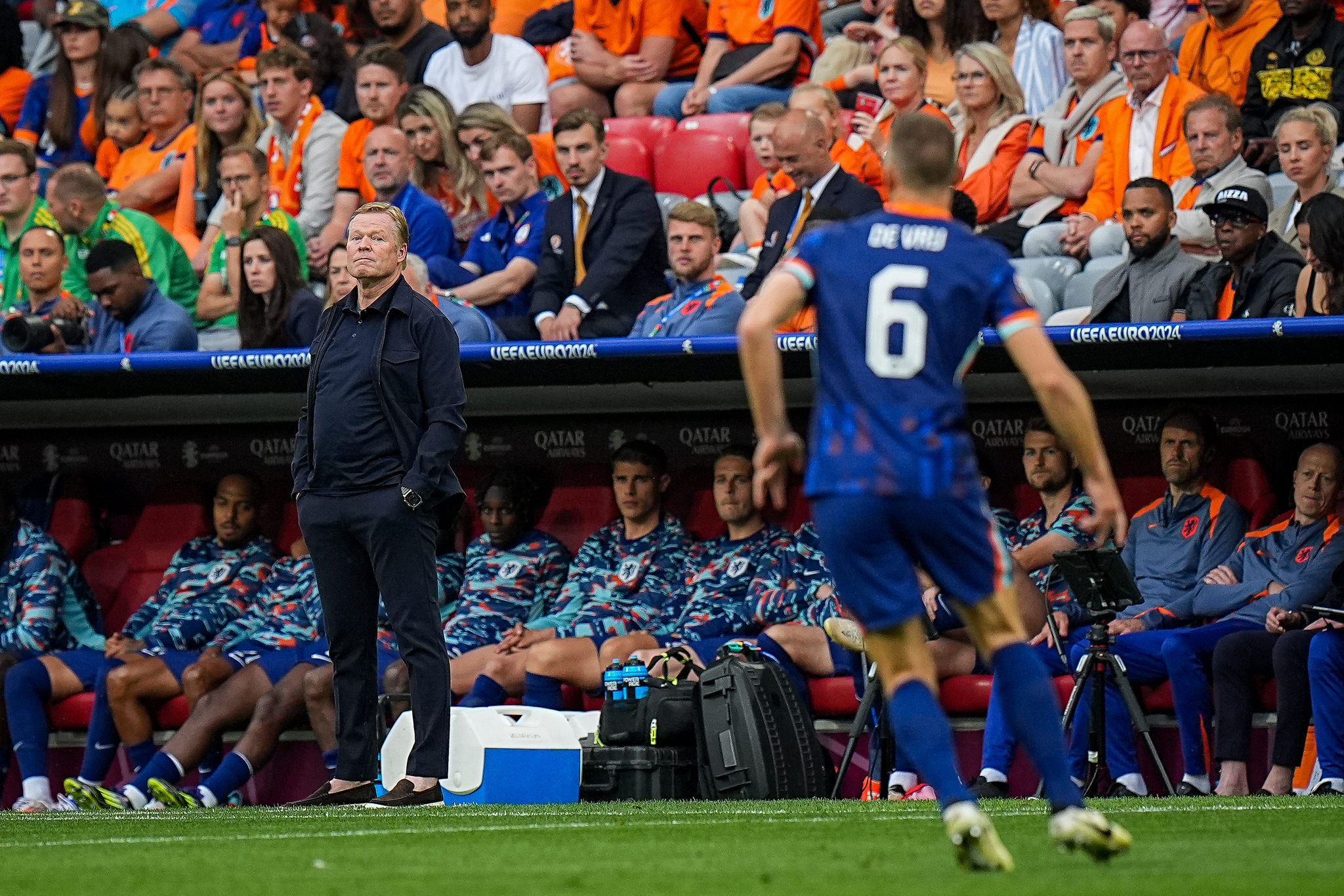 Faza de joc, Romania - Tarile de Jos 0-3, optimile EURO 2024 // © Marius Tudor