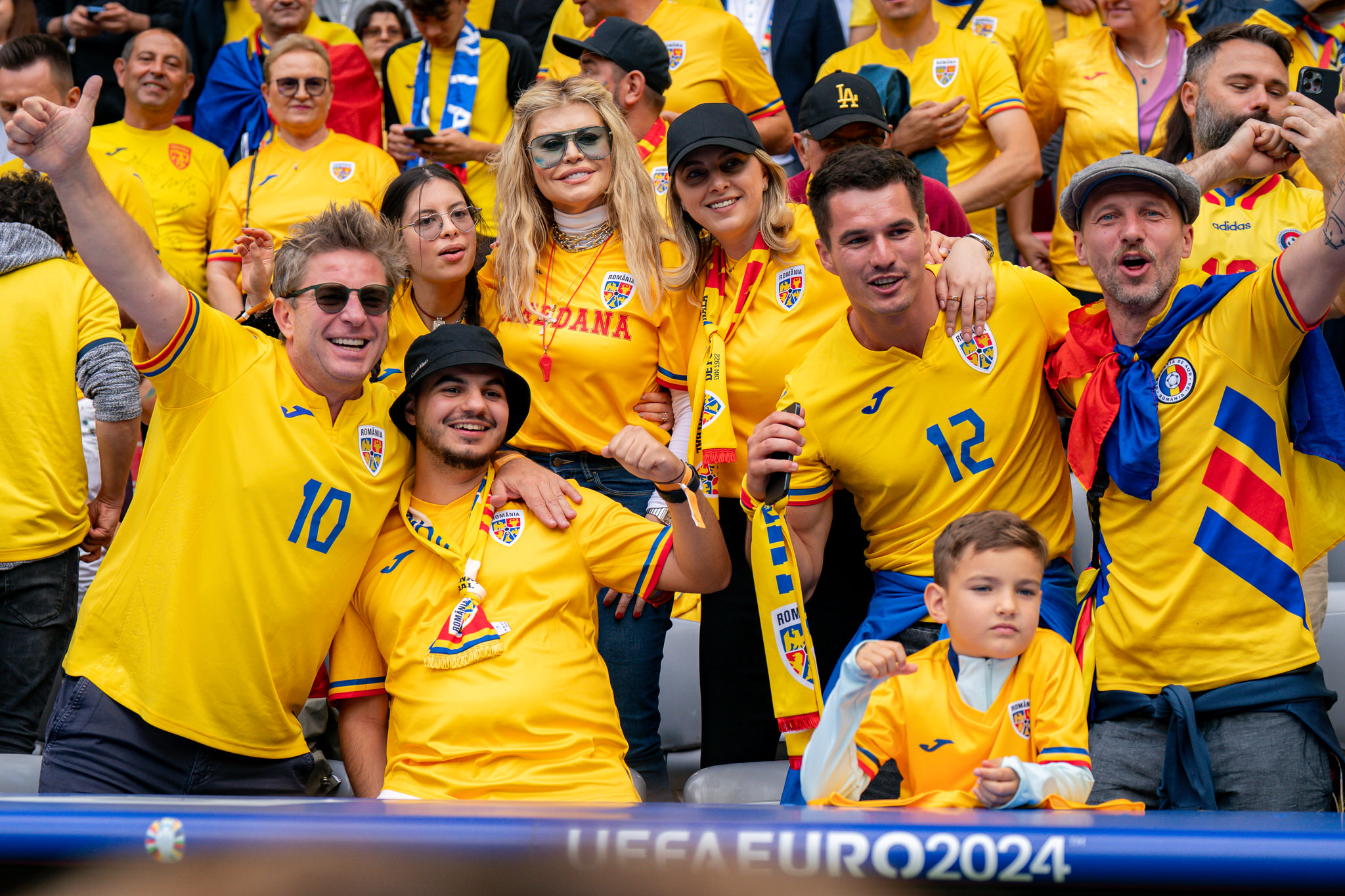 Suporteri ai nationalei Romaniei, Romania - Tarile de Jos 0-3, optimile EURO 2024 // © Marius Tudor