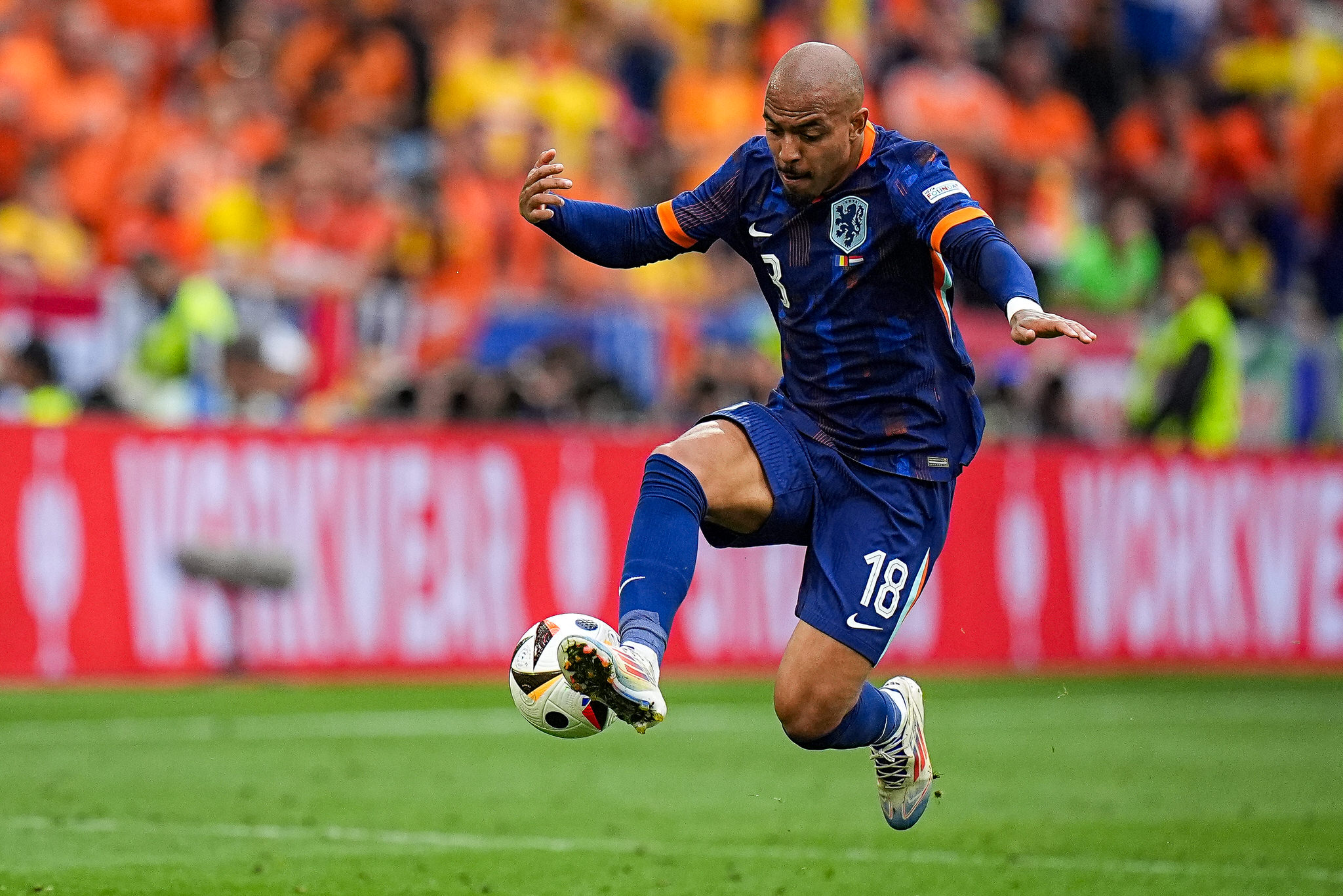 Faza de joc Romania - Tarile de Jos 0-3, optimile EURO 2024 // © Marius Tudor