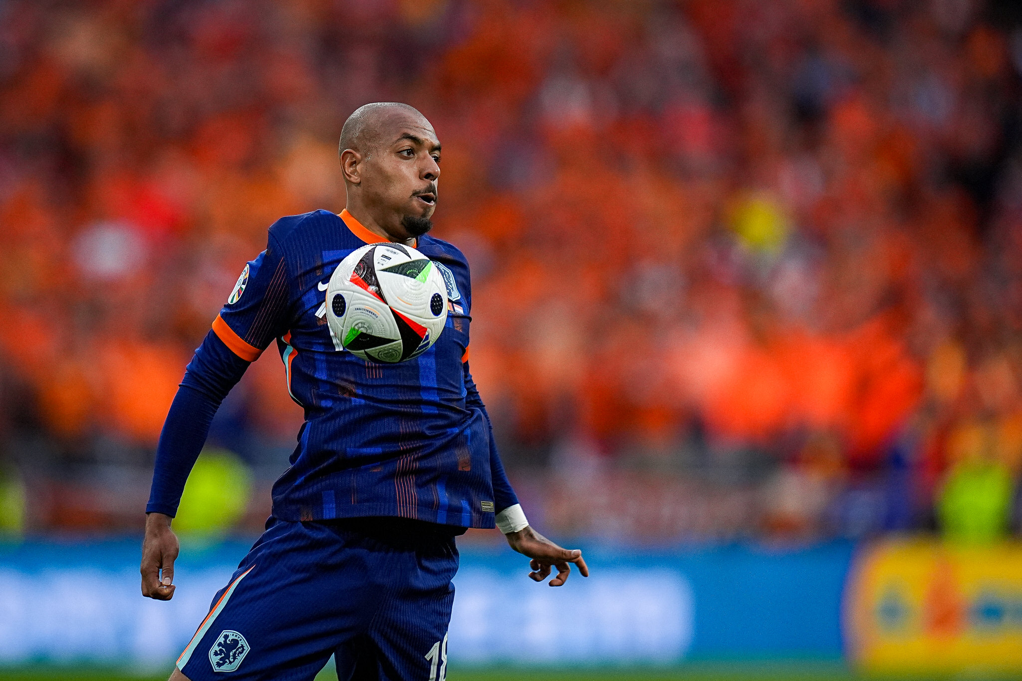 Faza de joc Romania - Tarile de Jos 0-3, optimile EURO 2024 // © Marius Tudor